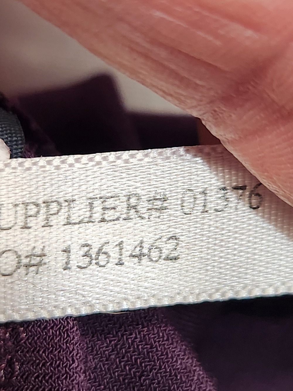⭐️Chaps Plum Purple Twist Front Midi Dress Small S V Neck Ruched Jersey Elegant - Picture 14 of 15